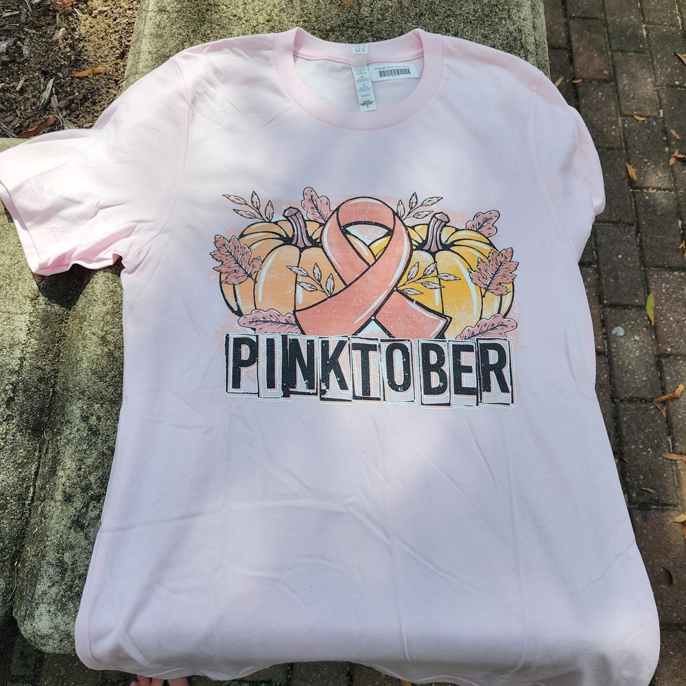 Bella Canvas Pink 'Pinktober' Short Sleeve Tee